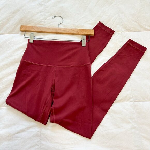 Lululemon Align High-Rise Pant 28” Burgundy Size 4 Yoga Leggings - Picture 4 of 7